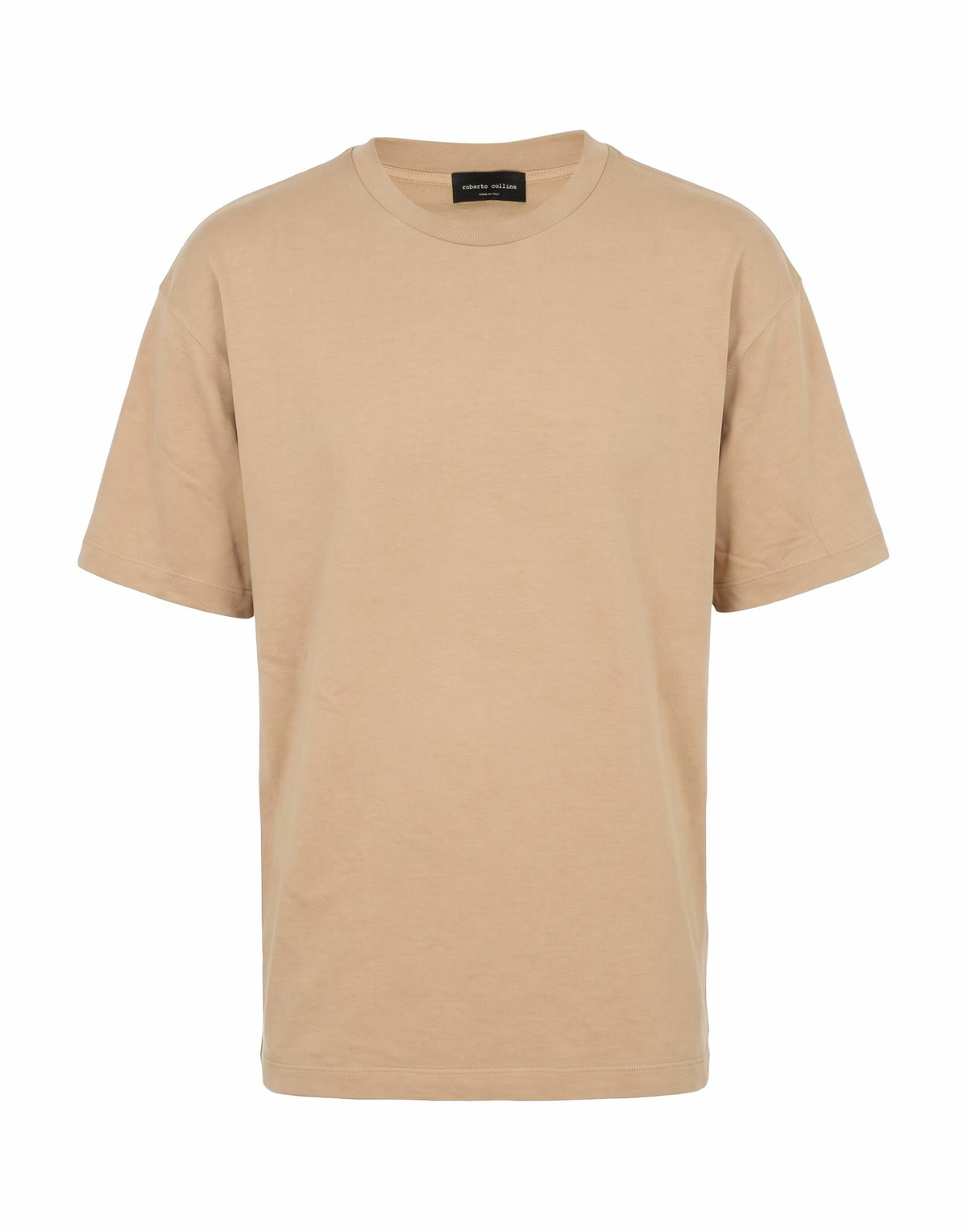 Roberto Collina Mens T-shirt in Beige