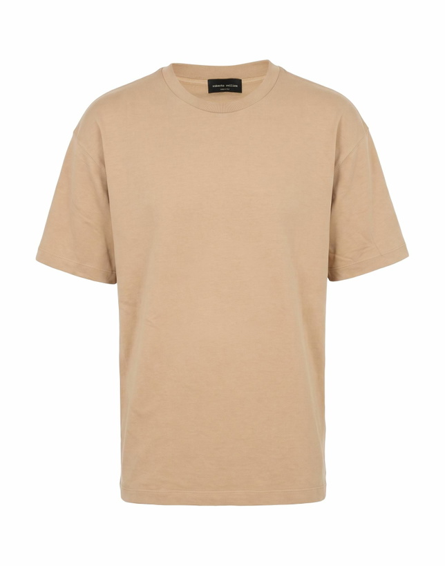 Photo: Roberto Collina Mens T-shirt in Beige