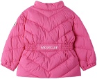Moncler Enfant Baby Pink Aleen Down Jacket