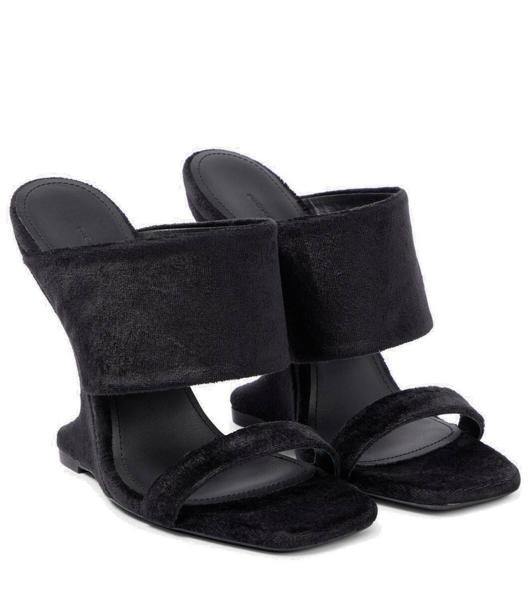 Photo: Rick Owens Cantilever suede mules