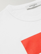Maison Kitsuné - Anthony Burrill Logo-Print Cotton Jersey T-Shirt - White