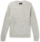 Beams Plus - Mélange Mohair-Blend Sweater - Men - Gray