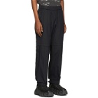 We11done Black WD Logo Tracksuit Trousers