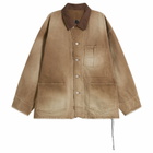 MASTERMIND WORLD Men's Utility Jacket in Dark Brown