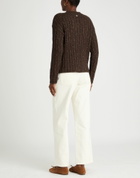 Manila Grace Womens Sweater Dark in Brown