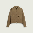 Carter Young Men's Herringbone Andover Jacket in Fatigue Green