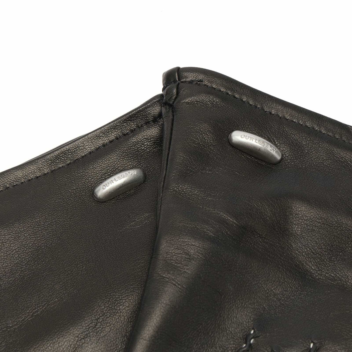 Our Legacy Women's Her Gloves in Black Leather