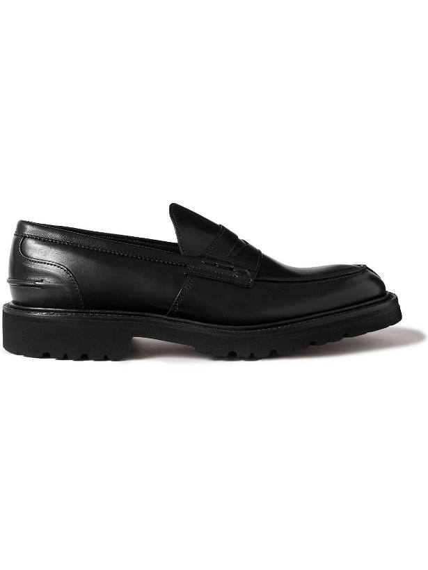 Photo: Tricker's - James Leather Penny Loafers - Black