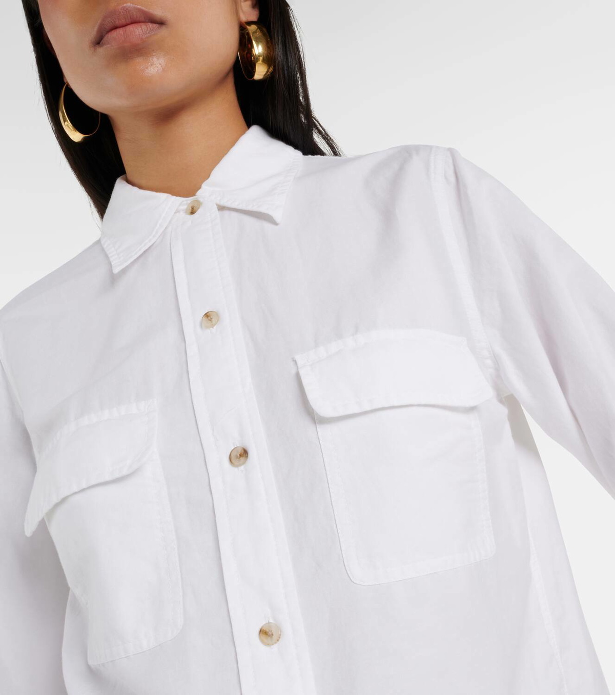 Vince Silk Drape Blouse