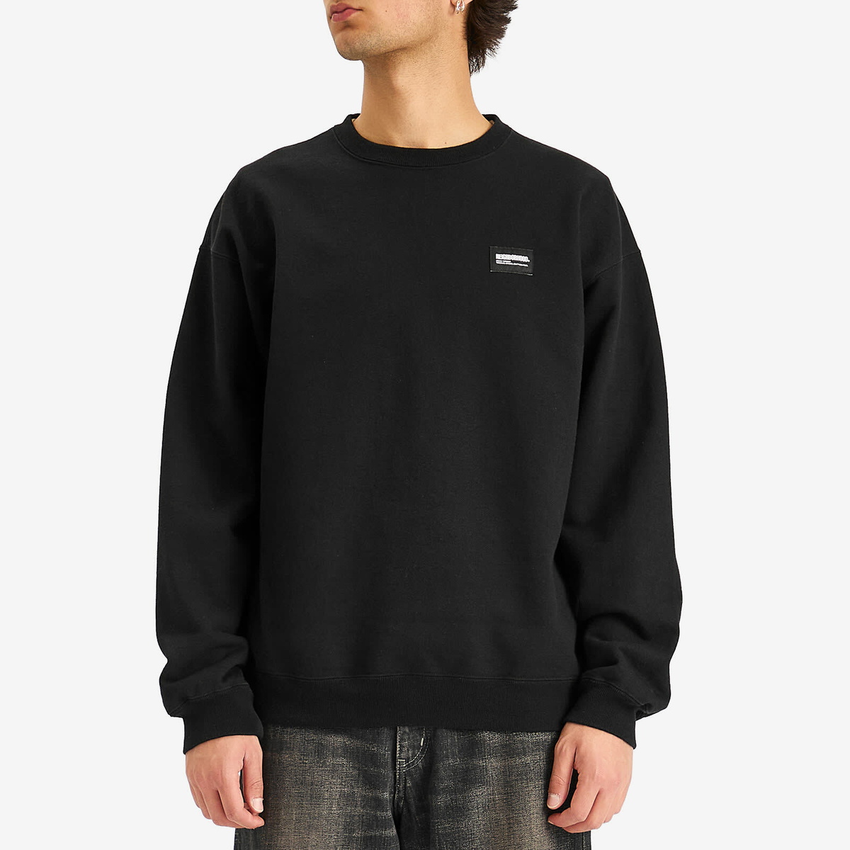 Neighborhood Men's Plain Sweatshirt in Black Neighborhood