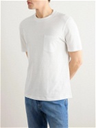 Brunello Cucinelli - Linen and Cotton-Blend Jersey T-Shirt - White