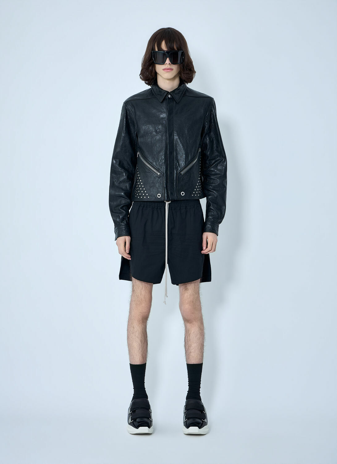 Rick Owens Studded Leather Jacket