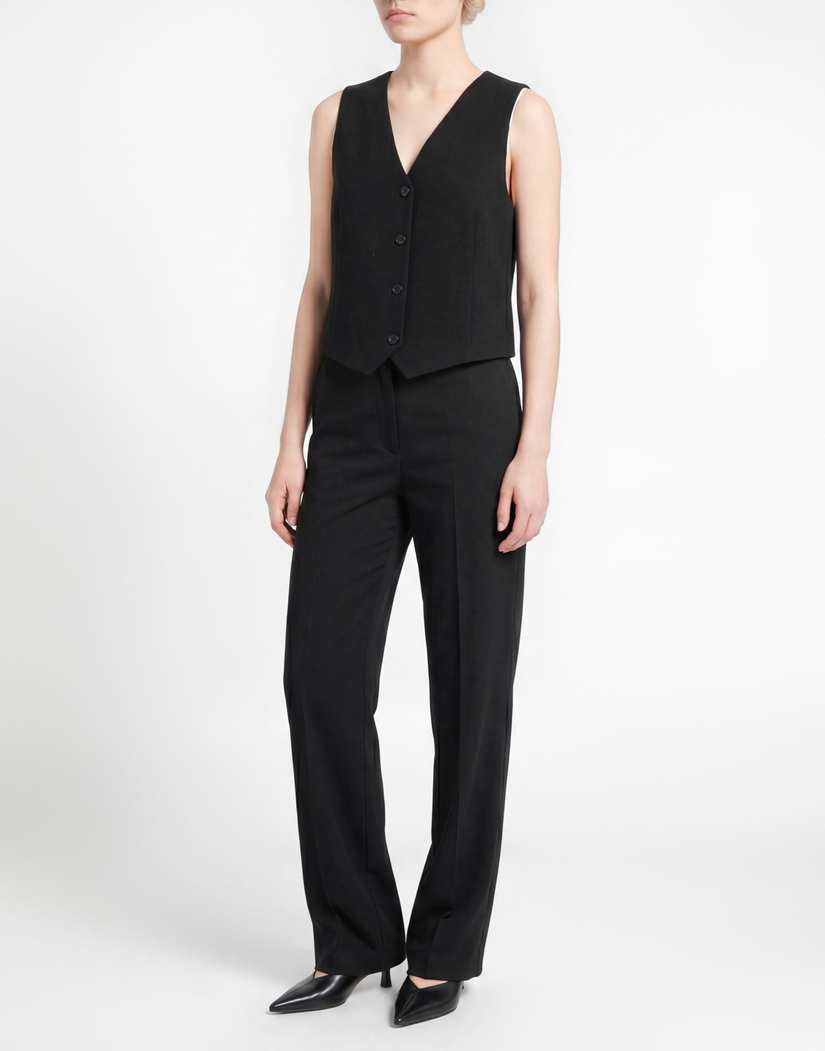 Circolo 1901 Womens Tailored Vest in Black