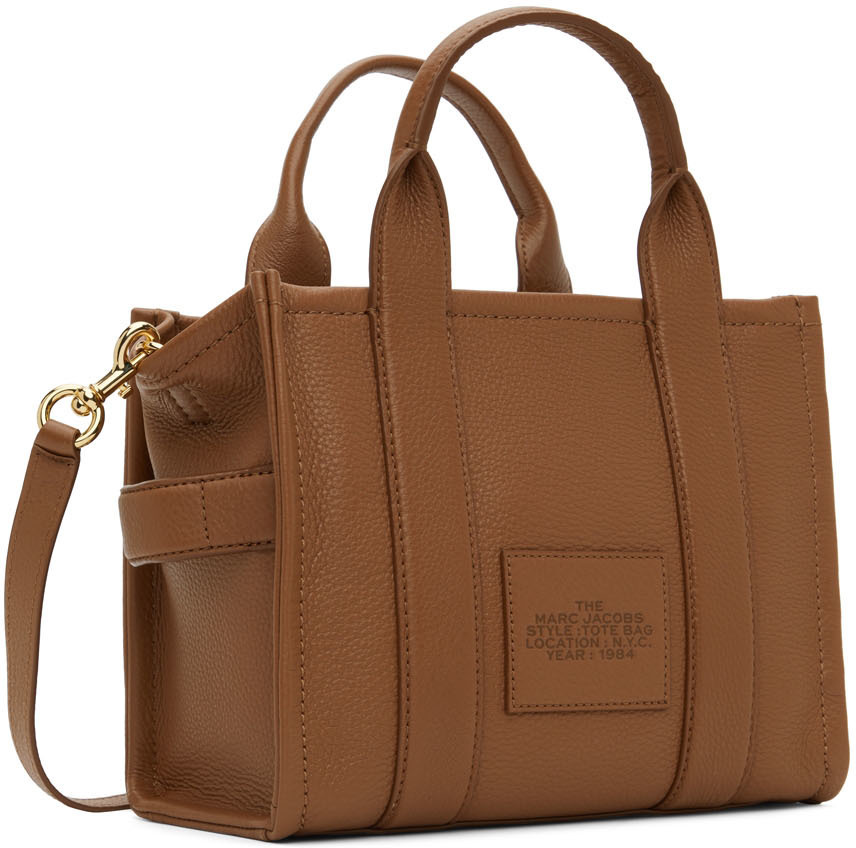 Marc Jacobs Brown 'The Mini Leather Tote Bag' Tote