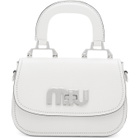Miu Miu White Mini Top Handle Bag