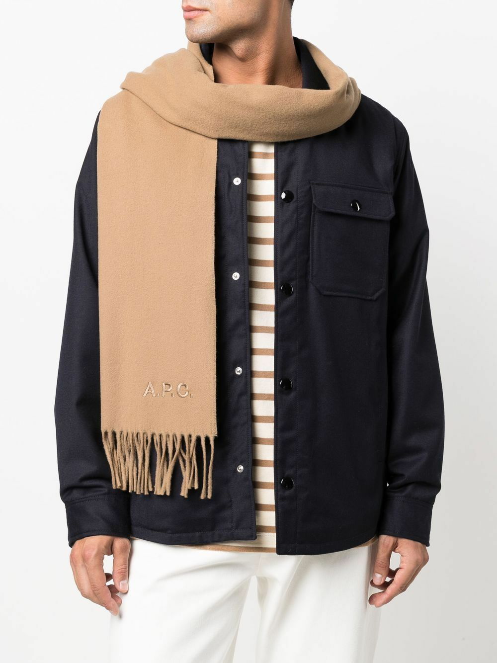 A.P.C. - Ambroise Brodee Wool Scarf A.P.C.