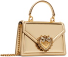 Dolce&Gabbana Gold Small Devotion Bag