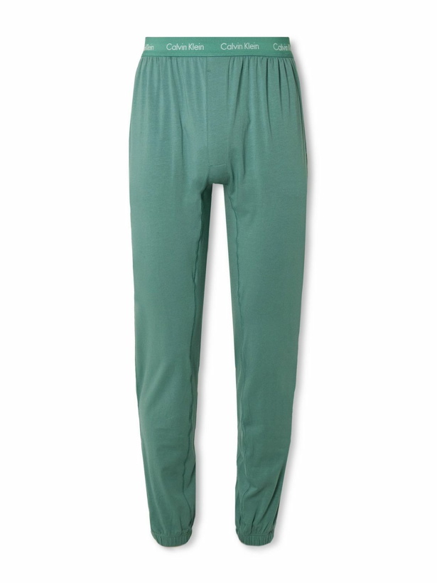 Photo: Calvin Klein Underwear - Stretch-Cotton Jersey Pyjama Trousers - Blue