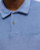 Edmmond Studios Terry Polo Blue - Mens - Polos