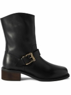 Enfants Riches Déprimés - Buckle-Embellished Leather Boots - Black
