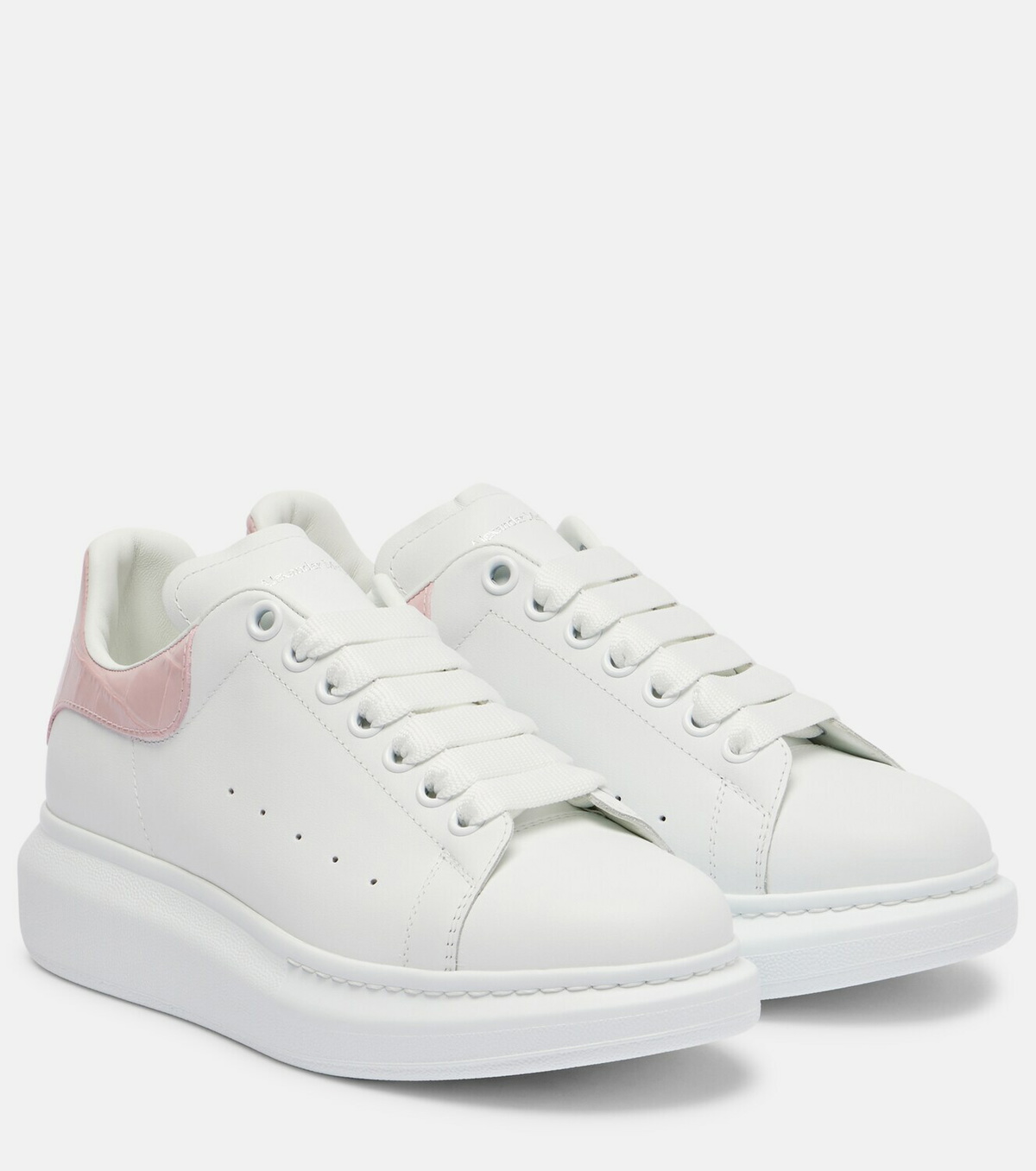 McQueen Oversized leather sneakers