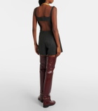 Gucci Cutout wool romper