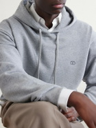 Valentino Garavani - Vlogo Signature Cotton Hoodie - Gray