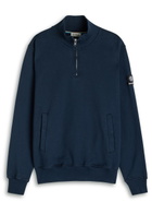 Sandbanks Cotton Half-zip Sweatshirt Navy
