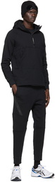 C.P. Company Black Diagonal Raised Utility Lounge Pants