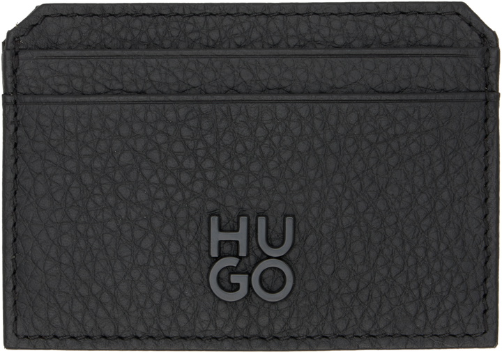 Photo: Hugo Black Leather Card Holder