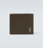 Saint Laurent - Cassandre Tiny leather bifold wallet