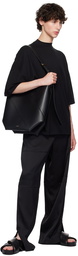 Jil Sander Black Mock Neck T-Shirt