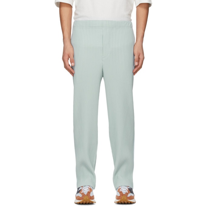 Homme Plisse Issey Miyake Blue Monthly Color February Trousers