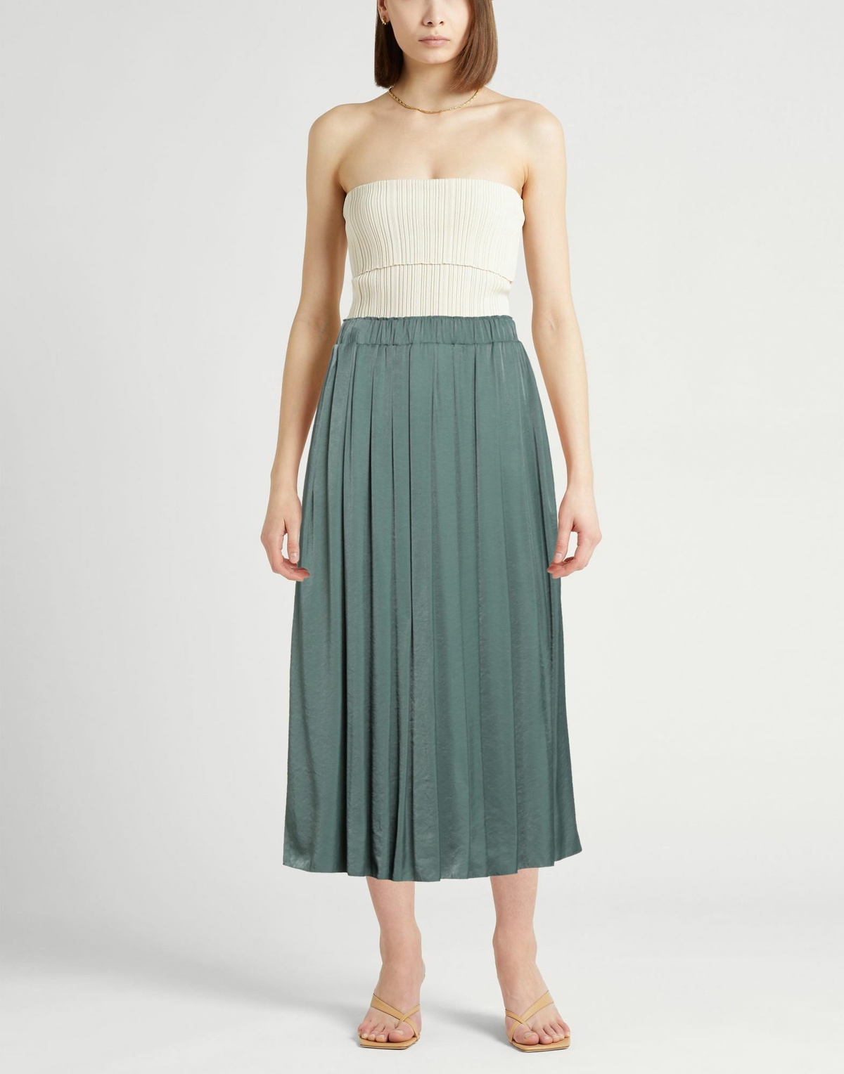 Peserico Womens Midi skirt in Green
