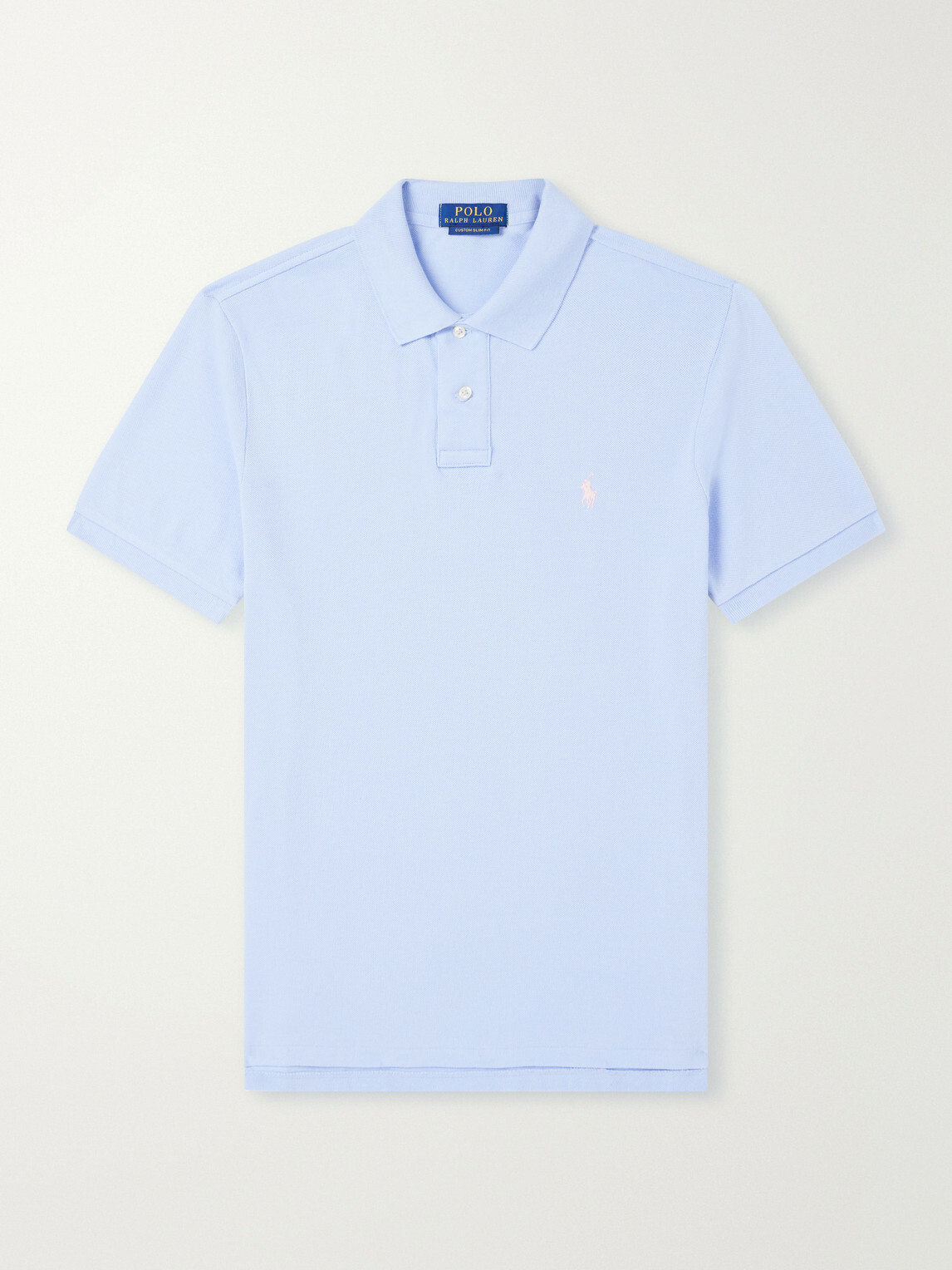 Polo Ralph Lauren - Logo-Embroidered Cotton Polo Shirt - Blue