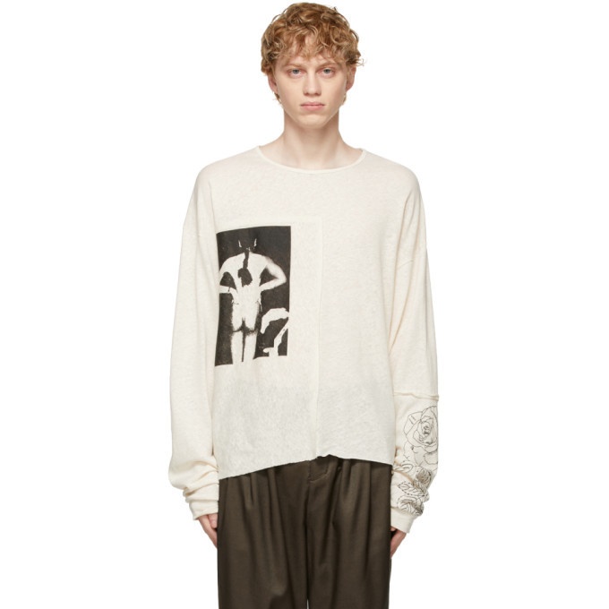 Photo: Enfants Riches Deprimes Off-White Untitled Artist and Model Long Sleeve T-Shirt