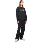 A.P.C. Black Standard Grand 'VPC' Sweatshirt