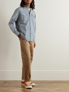 Nudie Jeans - Sigge Gingham Organic Cotton Western Shirt - Blue