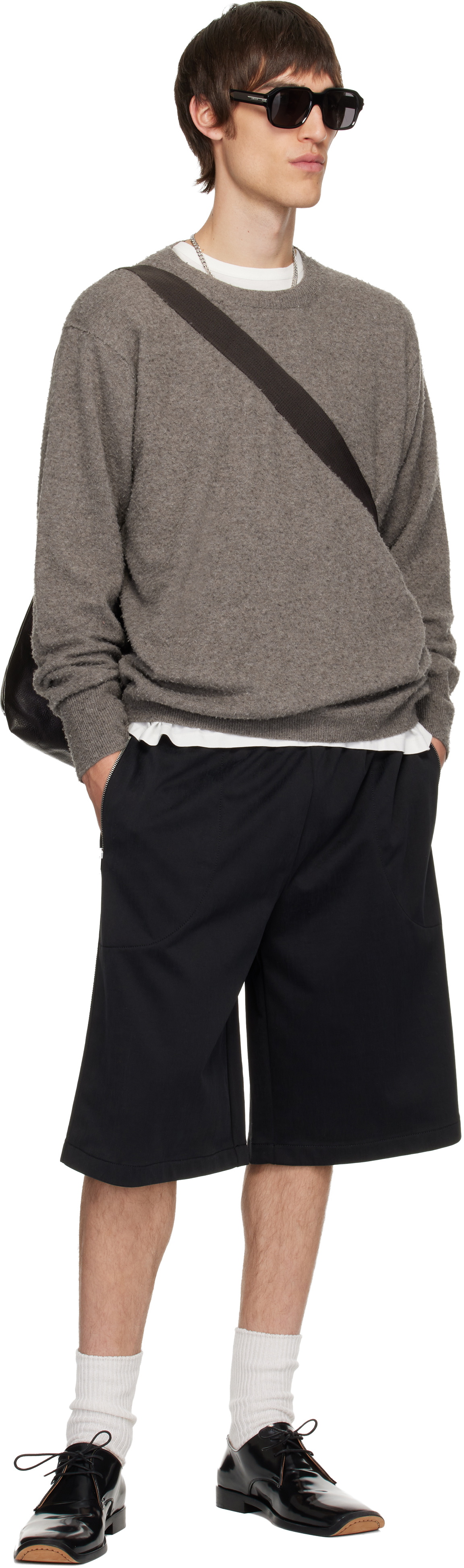 Jil Sander Black Two-Pocket Shorts