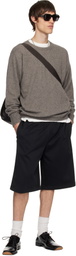 Jil Sander Black Two-Pocket Shorts