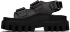 McQueen Black Parachute Sandals