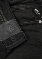 Replay Anbass Hyperflex Clouds Slim-leg Jeans Dark Grey