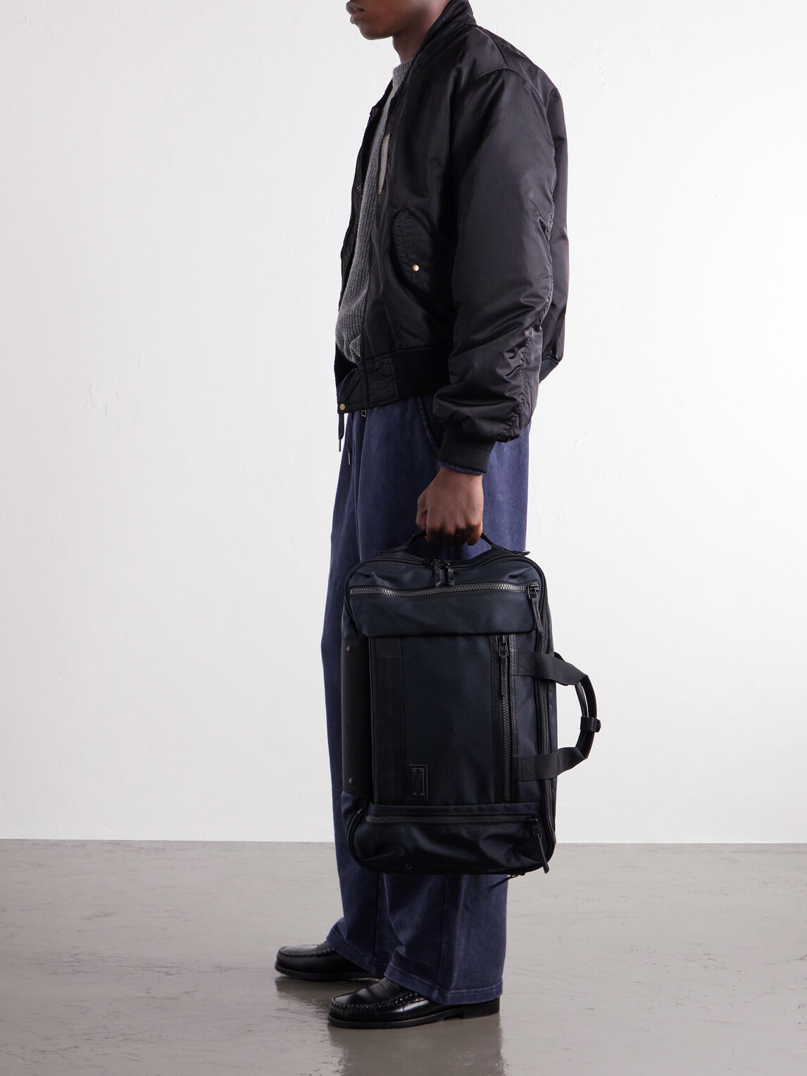 Master-Piece - Rise Leather and Canvas-Trimmed CORDURA® MasterTeX Backpack