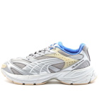 Puma Men's Velophasis Sneakers in Matte Silver/Royal Sapphire
