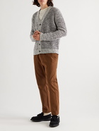 Barena - Ribbed Wool Cardigan - Gray