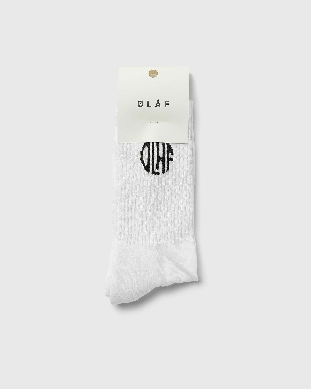 ølåf Circle Logo Sock White Socks
