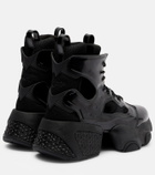Noir Kei Ninomiya Cutout lace-up platform boots