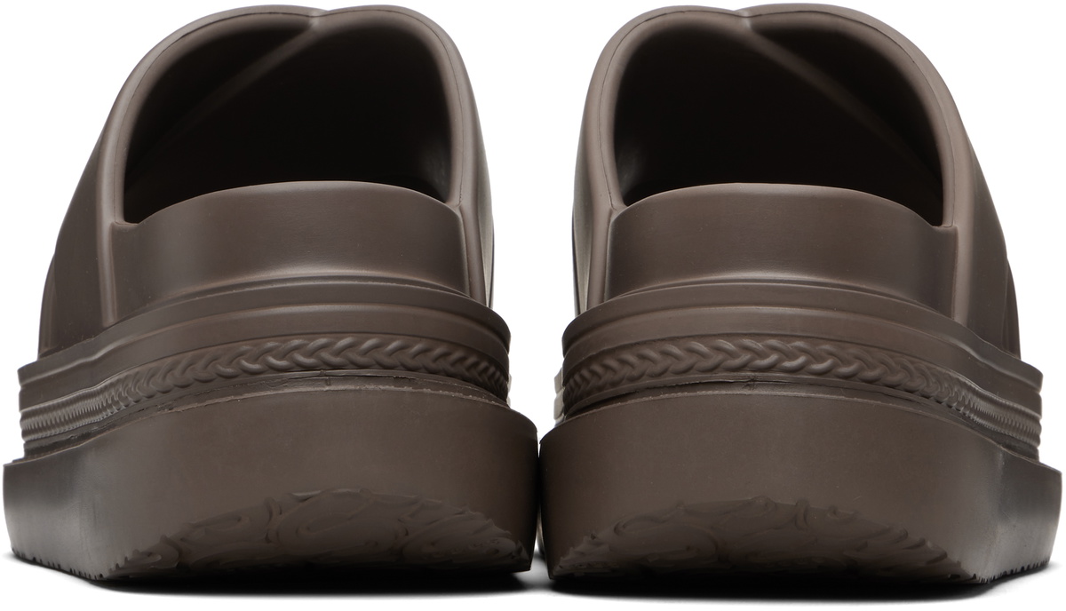 sacai Brown Foam Multiple Sole Sandals Sacai