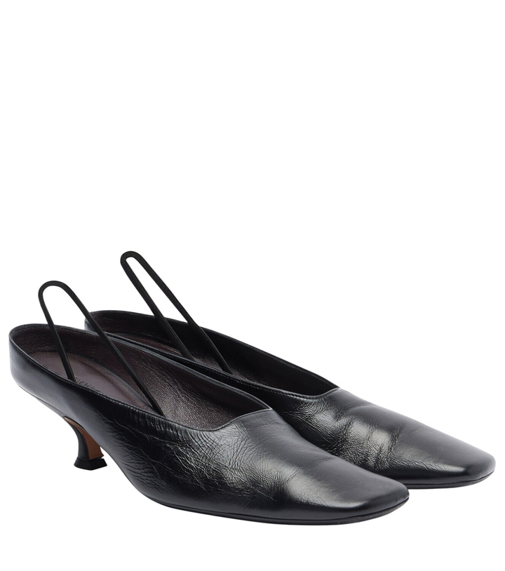 Photo: Calvin Klein Collection Anna leather slingback pumps