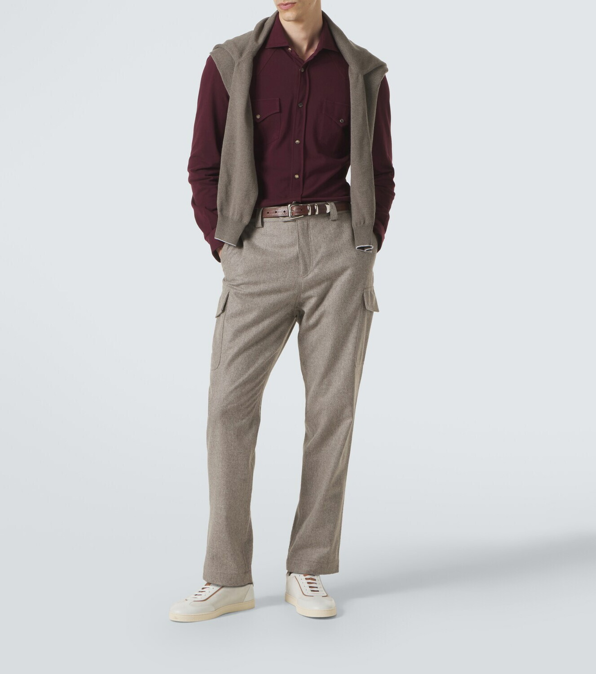 Brunello Cucinelli Cotton piqué shirt